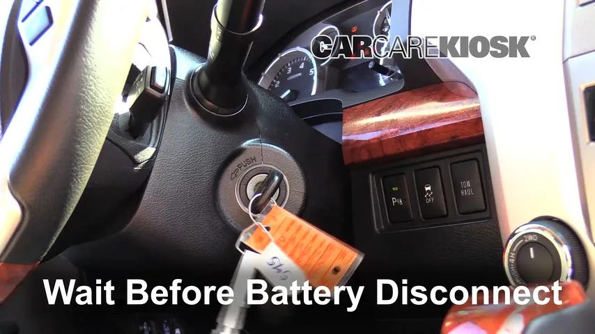 2015 Toyota Tundra Platinum 5.7L V8 Battery Replace